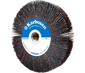 Круг лепестковый радиальный KARBOSAN NK12 125х20хM14 P40