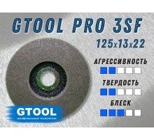 Круг прессованный нетканый GTOOL Pro 3SF 125*13*22мм