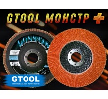 Круг лепестковый торцевой GTOOL MONSTER+, зерно Р60