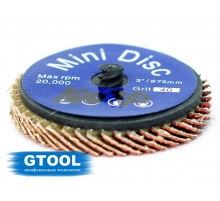 Шлифовальный круг GTOOL MFD, диаметр 75мм, зерно P80