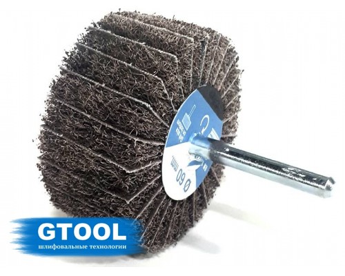 Шлифовальная головка лепестковая комбинированная GTOOL 60х30х6, зерно medium (M/120)