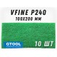 Шлифовальный лист GTOOL GREEN 100x200мм, зерно VFine (Р240), уп-ка 10шт