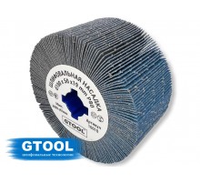 Шлифовальная насадка GTOOL 100x50x19мм, Р80