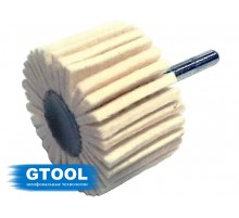 Головка войлочная GTOOL полировальная, форма A, 50*30*6