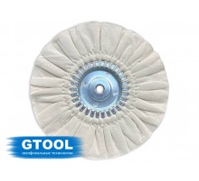 Круг полировальный GTOOL хлопчатобумажный 250x30Px75x14мм