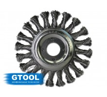 Щетка GTOOL жгутовая дисковая d125 (ст. 0,5)