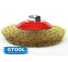 Щетка GTOOL дисковая коническая d125*M14 (ст. 0,3)