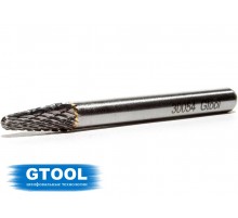 Борфреза GTOOL форма L конус с закруглённой головкой, диаметр головки 6мм