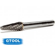 Борфреза GTOOL форма L конус с закруглённой головкой, диаметр головки 8мм