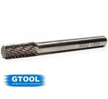 Борфреза GTOOL форма А цилиндр с гладким концом, диаметр головки 6мм