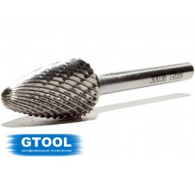 Борфреза GTOOL форма F парабола с закругленной головкой, диаметр головки 16мм