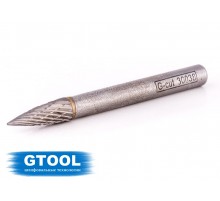 Борфреза GTOOL форма G парабола с заостренной головкой, диаметр головки 6мм