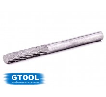 Борфреза GTOOL форма А цилиндр с гладким концом, диаметр головки 3мм