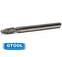 Борфреза GTOOL форма H язычок пламени, диаметр головки 3мм
