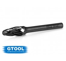 Борфреза по алюминию GTOOL, форма F 10*20*6*60
