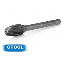Борфреза по алюминию GTOOL, форма E 12*20*6*60