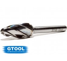 Борфреза по алюминию GTOOL, форма F 12*25*6*65