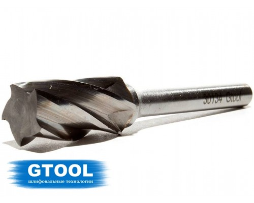 Борфреза по алюминию GTOOL, форма А 12*25*6*65