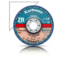 Круг лепестковый торцевой KARBOSAN Comfort Line ZXR11 LD 125*22мм P60