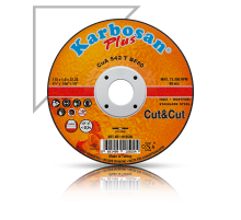 Отрезной круг Karbosan CuA542T 125х1,0х22мм для нержавейки